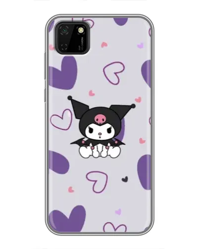 Чохол для Huawei Y5p з картинкою «Kuromi та лавандові серця» Чохол для Huawei Y5p з картинкою «Kuromi та лавандові серця»