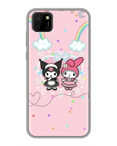 Чохол для Huawei Y5p з картинкою «My Melody та Kuromi» Чохол для Huawei Y5p з картинкою «My Melody та Kuromi»