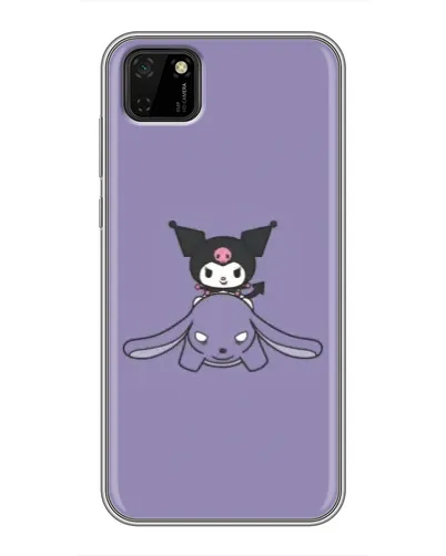 Чохол для Huawei Y5p з картинкою «Kuromi на ліловому фоні» Чохол для Huawei Y5p з картинкою «Kuromi на ліловому фоні»