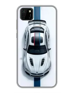 Чохол для Huawei Y5p з картинкою «Вид зверху — BMW M»