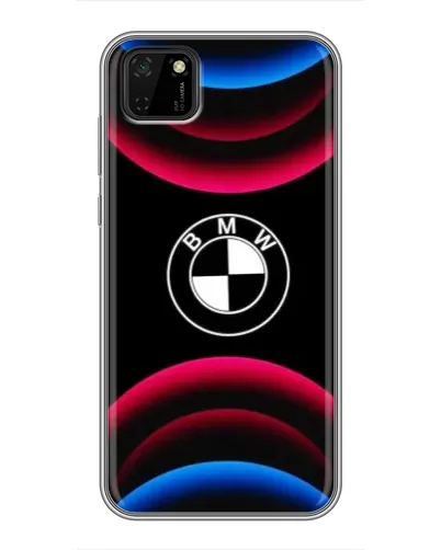 Чохол для Huawei Y5p з картинкою «Логотип BMW та неонові дуги» Чохол для Huawei Y5p з картинкою «Логотип BMW та неонові дуги»