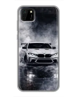 Чохол для Huawei Y5p з картинкою «BMW крізь туман»