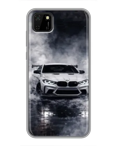 Чохол для Huawei Y5p з картинкою «BMW крізь туман» Чохол для Huawei Y5p з картинкою «BMW крізь туман»