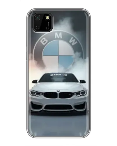 Чохол для Huawei Y5p з картинкою «BMW в білому диму» Чохол для Huawei Y5p з картинкою «BMW в білому диму»