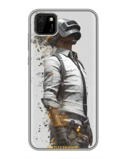 Чохол для Huawei Y5p з картинкою «PUBG — боєць у пилу»