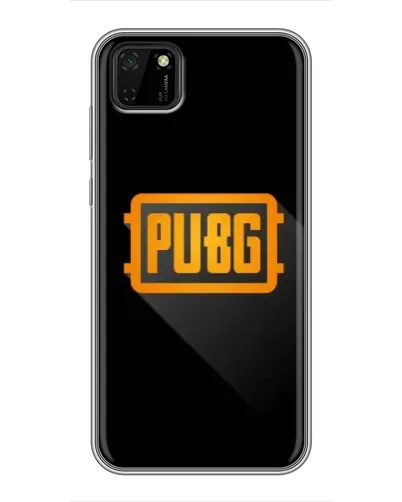 Чохол для Huawei Y5p з картинкою «PUBG — рамка лого»