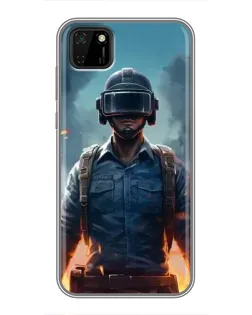 Чохол для Huawei Y5p з картинкою «PUBG — реалістичний герой»