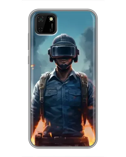 Чохол для Huawei Y5p з картинкою «PUBG — реалістичний герой»