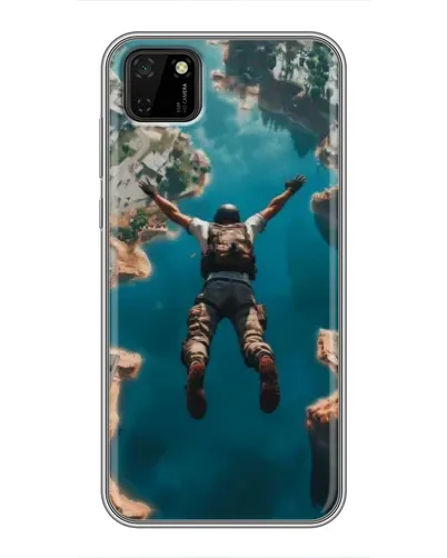 Чохол для Huawei Y5p з картинкою «PUBG — вільне падіння»