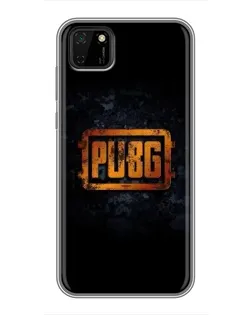 Чохол для Huawei Y5p з картинкою «PUBG — золотий логотип»
