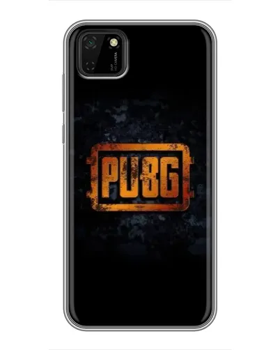 Чохол для Huawei Y5p з картинкою «PUBG — золотий логотип»