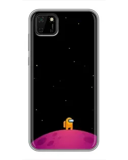 Чохол для Huawei Y5p з картинкою «Самотній герой на планеті»