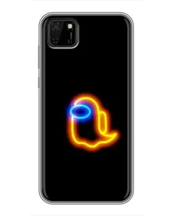 Чохол для Huawei Y5p з картинкою «Among Us неонове сяйво»
