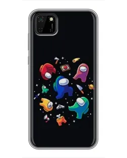 Чохол для Huawei Y5p з картинкою «Among Us космос»