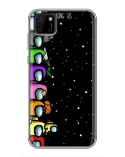 Чохол для Huawei Y5p з картинкою «Команда Among Us»