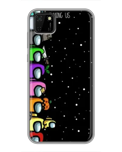 Чохол для Huawei Y5p з картинкою «Команда Among Us»