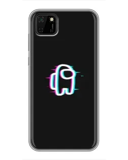 Чохол для Huawei Y5p з картинкою «Among Us неон»