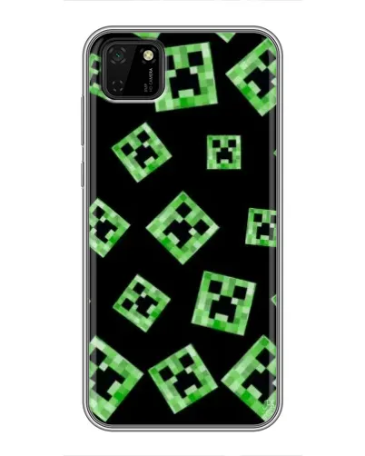 Чохол для Huawei Y5p з картинкою «Паттерн з кріперами» Чохол для Huawei Y5p з картинкою «Паттерн з кріперами»