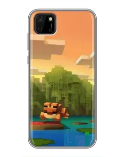 Чохол для Huawei Y5p з картинкою «Майнкрафт захід сонця» Чохол для Huawei Y5p з картинкою «Майнкрафт захід сонця»
