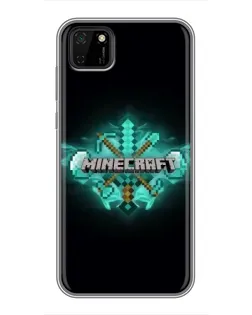 Чохол для Huawei Y5p з картинкою «Minecraft Diamond лого» Чохол для Huawei Y5p з картинкою «Minecraft Diamond лого»