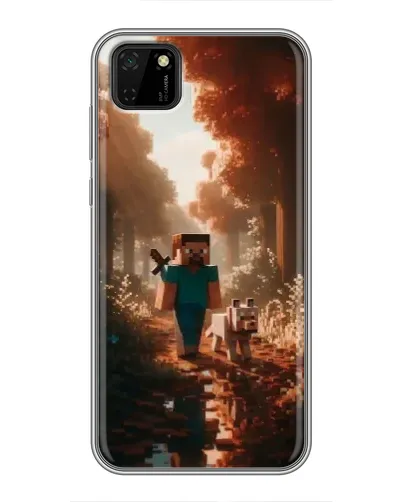 Чохол для Huawei Y5p з картинкою «Стів у лісі» Чохол для Huawei Y5p з картинкою «Стів у лісі»