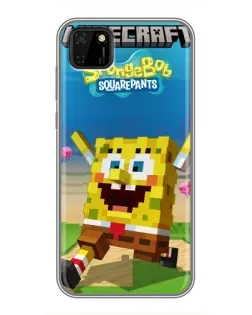 Чохол для Huawei Y5p з картинкою «Губка Боб Minecraft» Чохол для Huawei Y5p з картинкою «Губка Боб Minecraft»