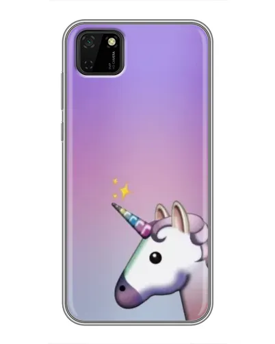 Чехол для Huawei Y5p с картинкой «Единорог градиент» Чехол для Huawei Y5p с картинкой «Единорог градиент»