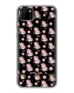 Чехол для Huawei Y5p с картинкой «Magic Unicorn паттерн»