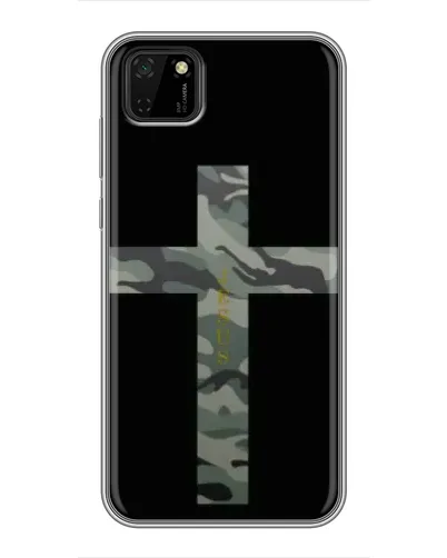 Чехол для Huawei Y5p с картинкой «Милитари Крест»