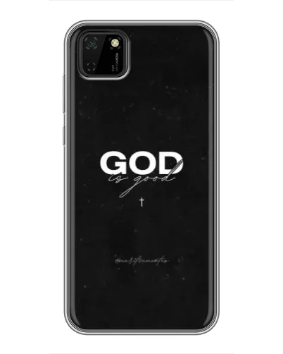 Чехол для Huawei Y5p с картинкой «GOD — Бог над всем»