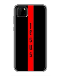 Чехол для Huawei Y5p с картинкой «Красная линия веры»