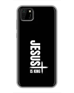 Чехол для Huawei Y5p с картинкой «Вертикаль веры Jesus»