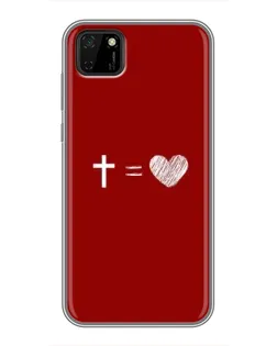 Чехол для Huawei Y5p с картинкой «Уравнение любви» Чехол для Huawei Y5p с картинкой «Уравнение любви»