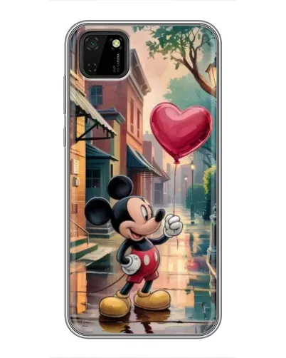 Чохол для Huawei Y5p з картинкою «Міккі та кулька-серце» Чохол для Huawei Y5p з картинкою «Міккі та кулька-серце»