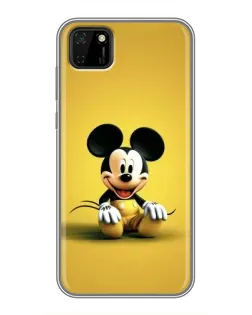 Чохол для Huawei Y5p з картинкою «Міккі на жовтому»