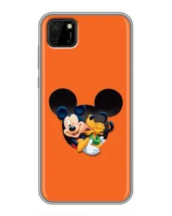 Чохол для Huawei Y5p з картинкою «Серце Міккі Мінні»