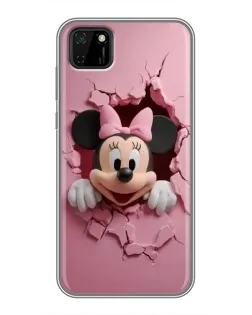 Чохол для Huawei Y5p з картинкою «Мінні крізь стіну»