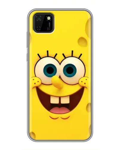 Чохол для Huawei Y5p з картинкою «Губка Боб посмішка»