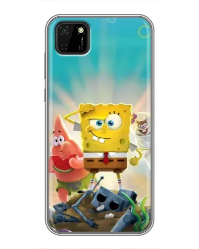 Чохол для Huawei Y5p з картинкою «Спанч Боб переможець»
