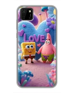 Чохол для Huawei Y5p з картинкою «Губка Боб Патрік»