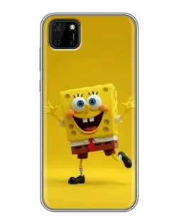 Чохол для Huawei Y5p з картинкою «Позитивний Губка Боб»