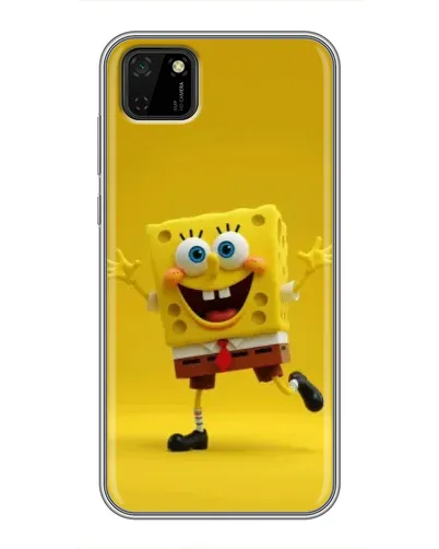 Чохол для Huawei Y5p з картинкою «Позитивний Губка Боб»