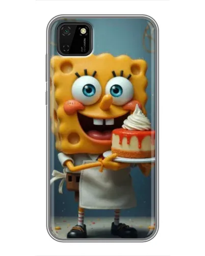 Чохол для Huawei Y5p з картинкою «Кухар Спанч Боб»