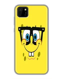 Чехол для Huawei Y5p с картинкой «Минималистичный Спанч Боб» Чехол для Huawei Y5p с картинкой «Минималистичный Спанч Боб»