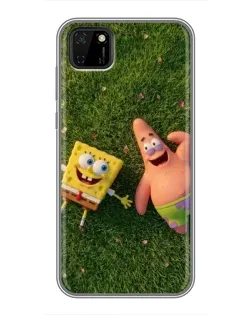 Чехол для Huawei Y5p с картинкой «Друзья на лужайке» Чехол для Huawei Y5p с картинкой «Друзья на лужайке»