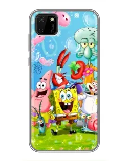Чехол для Huawei Y5p с картинкой «Губка Боб и друзья» Чехол для Huawei Y5p с картинкой «Губка Боб и друзья»