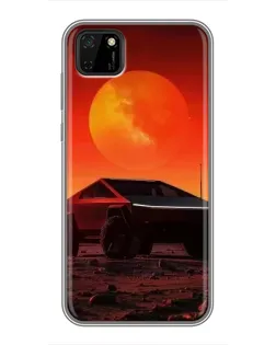 Чохол для Huawei Y5p з картинкою «Cybertruck на Марсі»