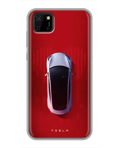 Чохол для Huawei Y5p з картинкою «Tesla Top View»