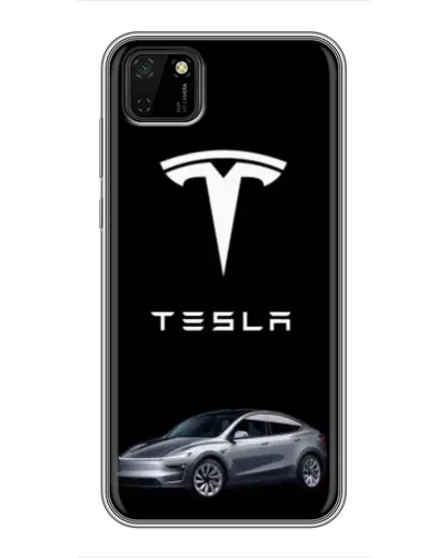 Чохол для Huawei Y5p з картинкою «Tesla Model Y»