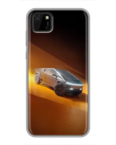 Чохол для Huawei Y5p з картинкою «Cybertruck у пустелі»